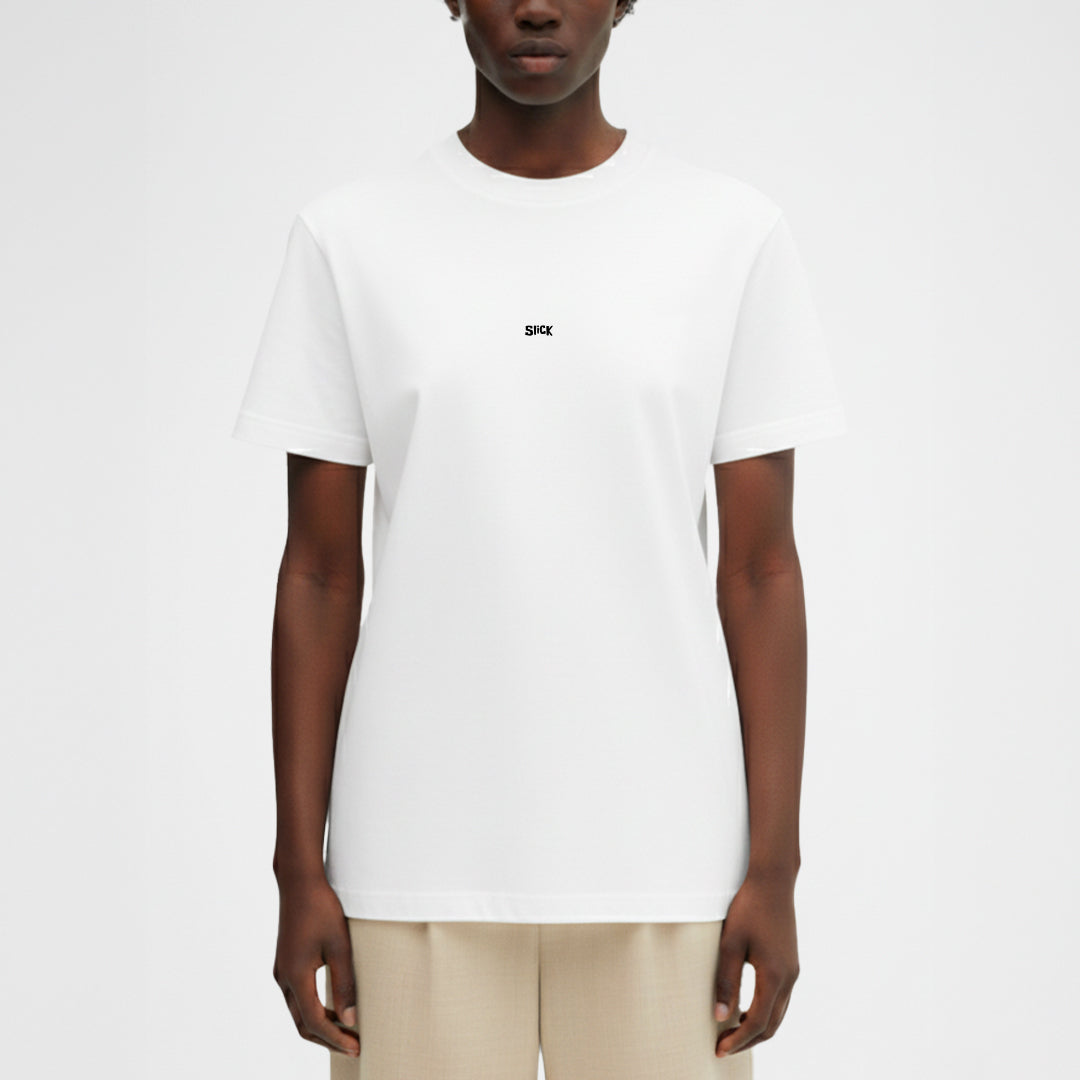 T-SHIRT « ABSTRAIT » BLANC