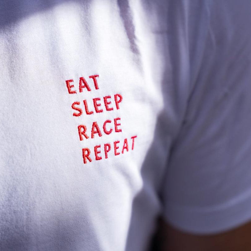 T-shirt - Eat Sleep Race Repeat - Slick Collections
