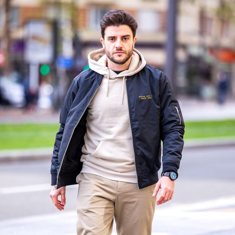 Veste bomber recyclée - Every Day is Race Day - Slick Collections