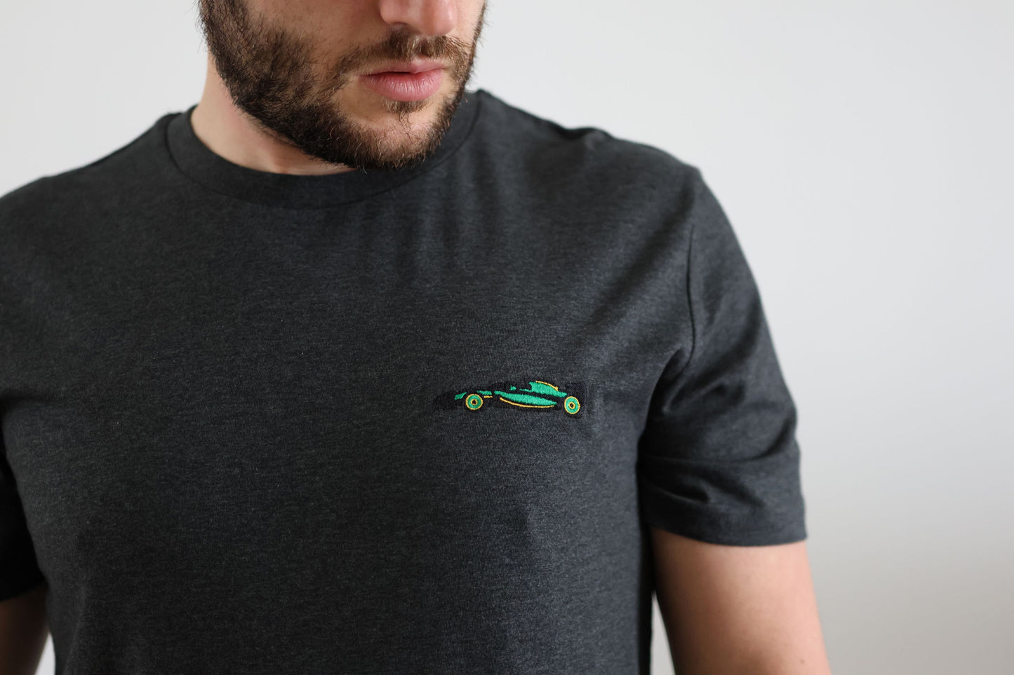 T-shirt monoplace brodée - Aston Martin