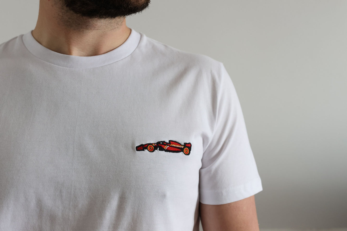 Camiseta monoplaza bordada - Ferrari