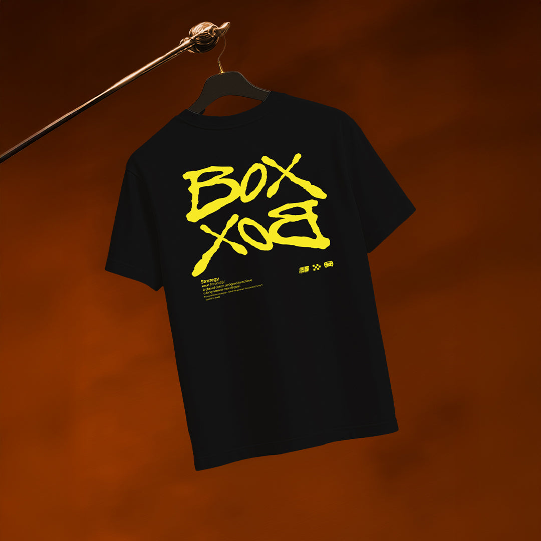 T-SHIRT « BOX BOX » NOIR