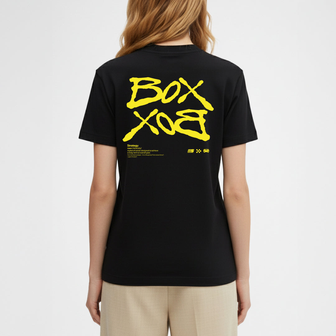 T-SHIRT « BOX BOX » NOIR