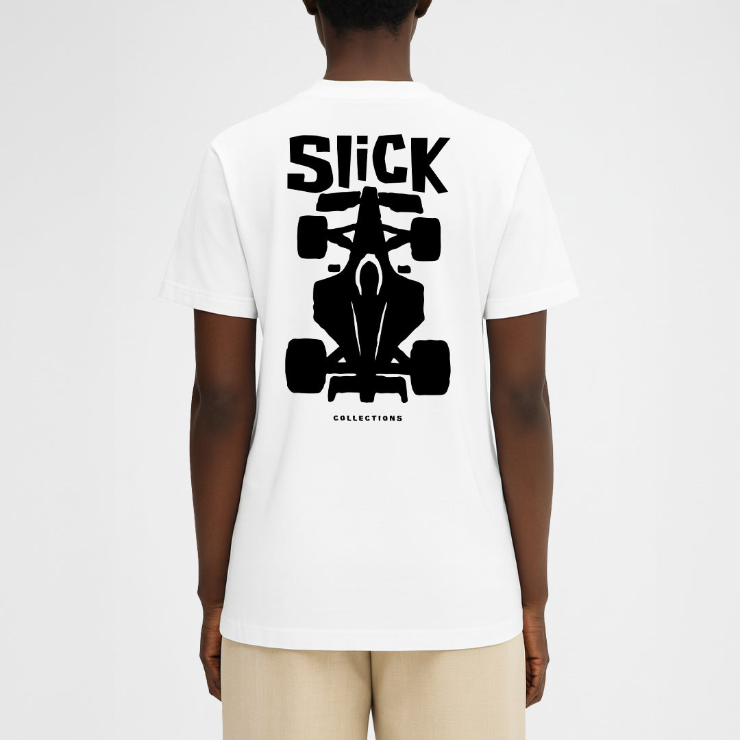 T-SHIRT « ABSTRAIT » BLANC