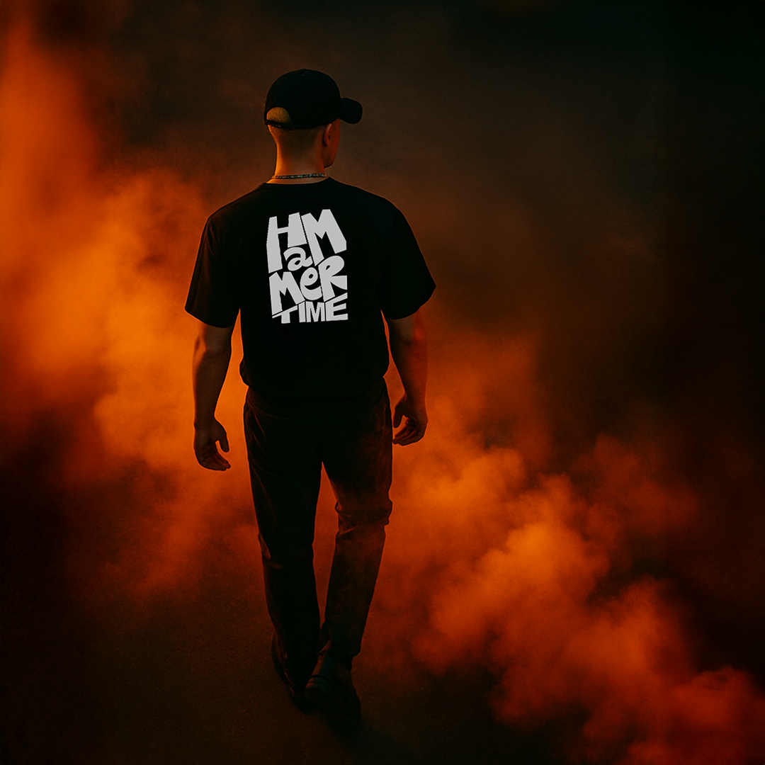 T-SHIRT « HAMMER TIME » NOIR