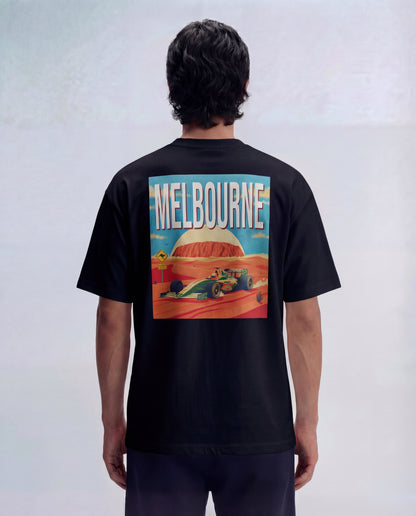 T-SHIRT « MELBOURNE » NOIR