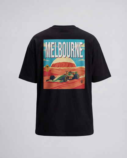 T-SHIRT « MELBOURNE » NOIR