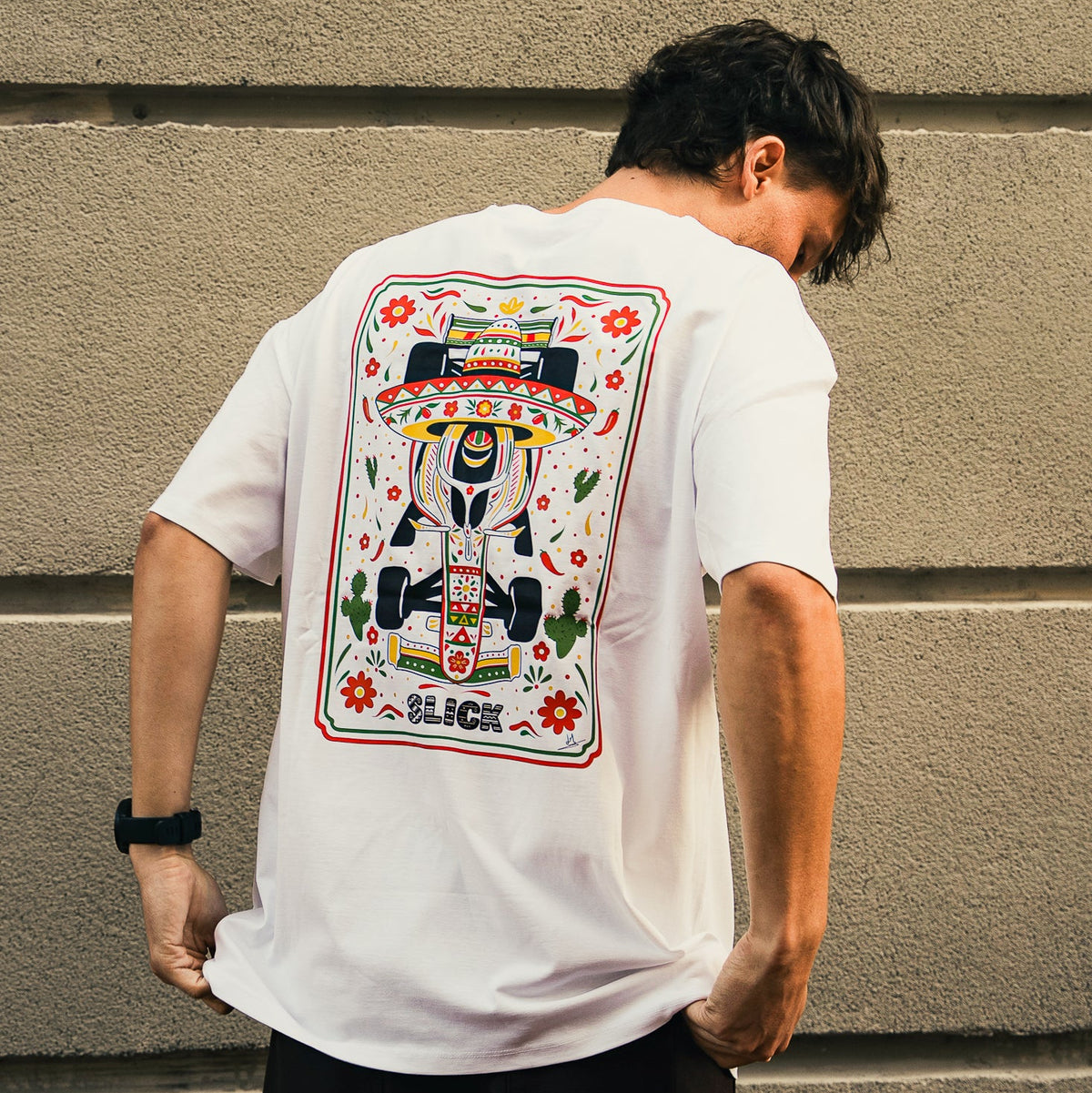 T-SHIRT MEXIQUE BLANC