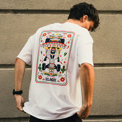 T-SHIRT MEXIQUE BLANC