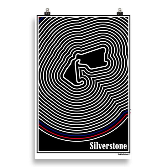 Affiche - Dark Silverstone - Slick Collections