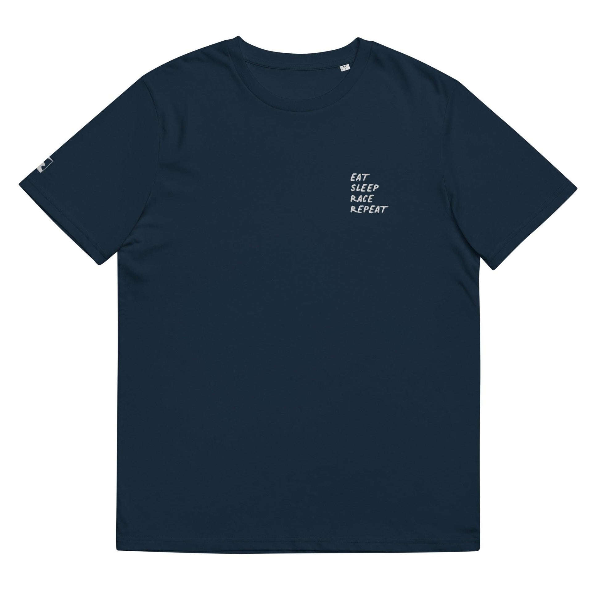 T-shirt - Script Eat Sleep Race Repeat – Slick Collections