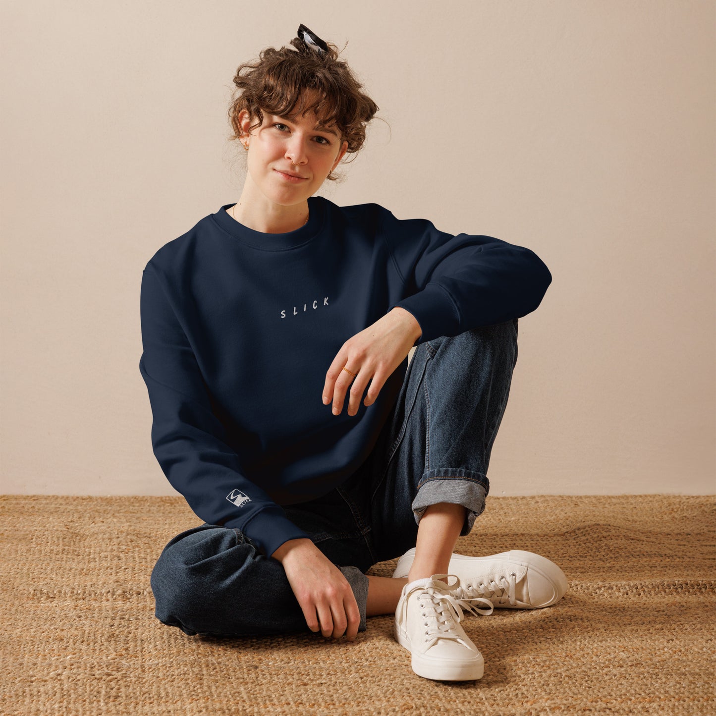 Sweatshirt - Slick type - round neck